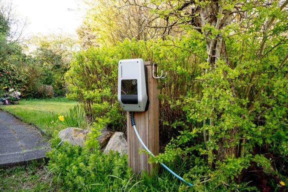 E-Ladesäule am Parkplatz vom Haus Margarete